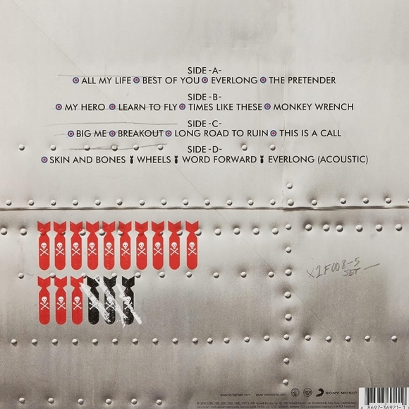 Foo Fighters Limited Edition Greatest Hits Vinyl 2 LP Set - Picture 3 of 7